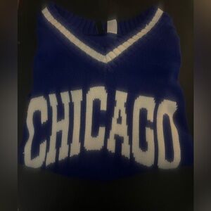 H&M Chicago cropped sweater